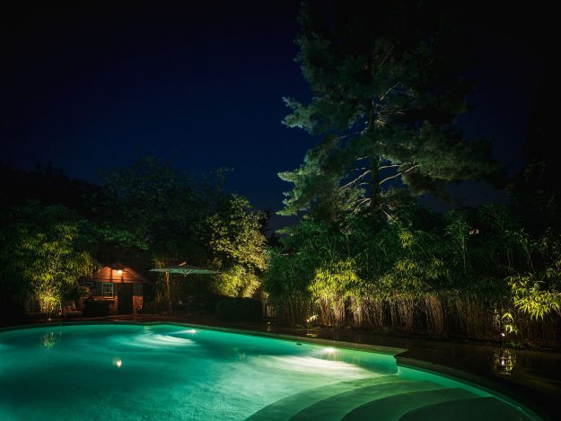 projecten zwembadverlichting buitenverlichting tuinarchitectuur rainforestlighting tuinverlichting regenwoud