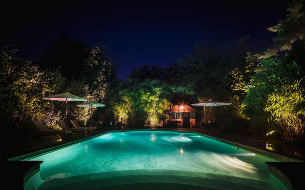 projecten zwembadverlichting buitenverlichting tuinarchitectuur rainforestlighting tuinverlichting regenwoud